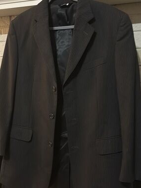 Joseph A. Banks size 42 Classic Men's Gray Pinstripe Blazer